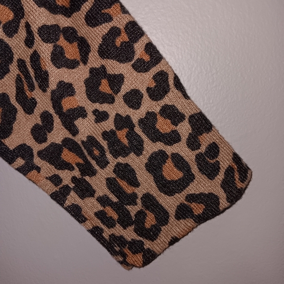Amazon essentials women's open cardigan size large animal prints brown - Picture 3 of 7